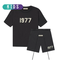 Kids Fear of God Essentials 1977 Iron Summer Set