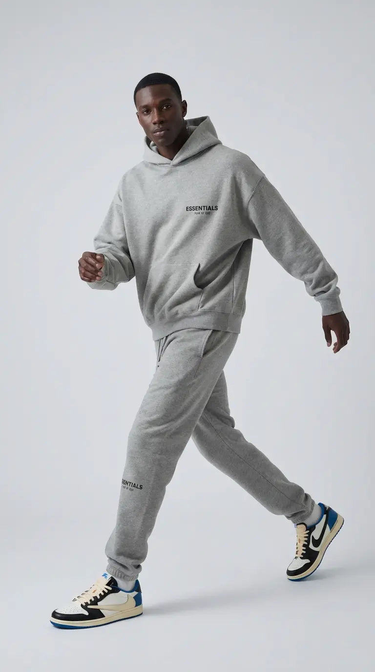 Fear of God Essentials Dark Oatmeal Full Set