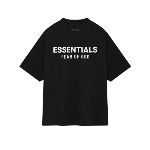 Fear of God Essentials FW24 Black White T-Shirt