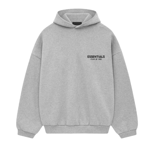 Fear of God Essentials Fleece Hoodie Light Heather Gray
