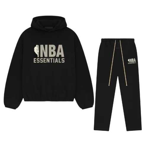 Fear of God Essentials NBA Black Grey Full Set